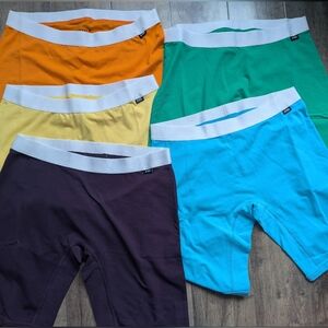 TomboyX 9" Boxer Brief Bundle - Size Small (Set of 5)